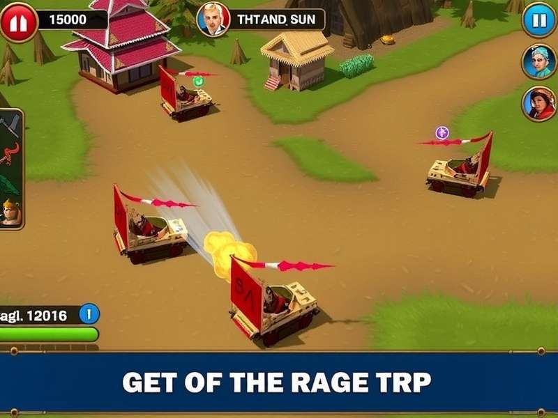 Katihar Commanders Epic Battle Scene Katihar Commanders Game Screenshot